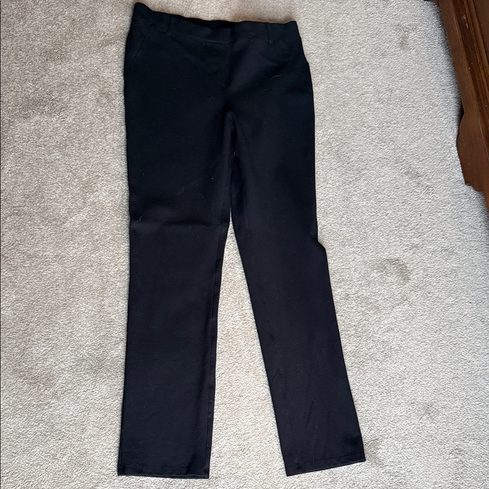 Quince Black Straight Leg Pants